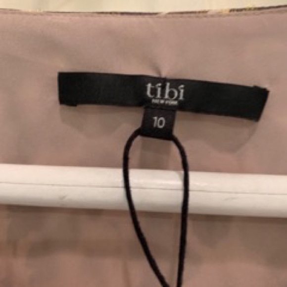 Tibi animal print dress with gold flecks - Picture 3 of 4